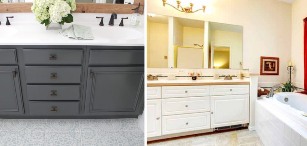 How to Reface Bathroom Cabinets