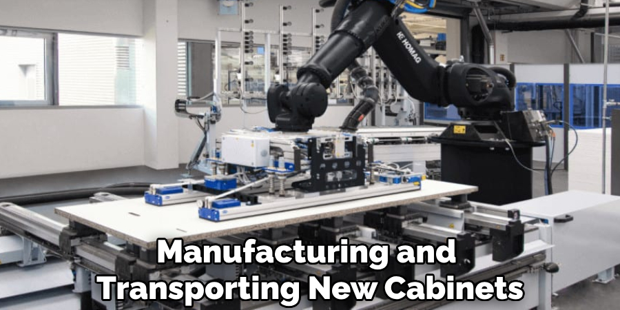 Manufacturing and 
Transporting New Cabinets