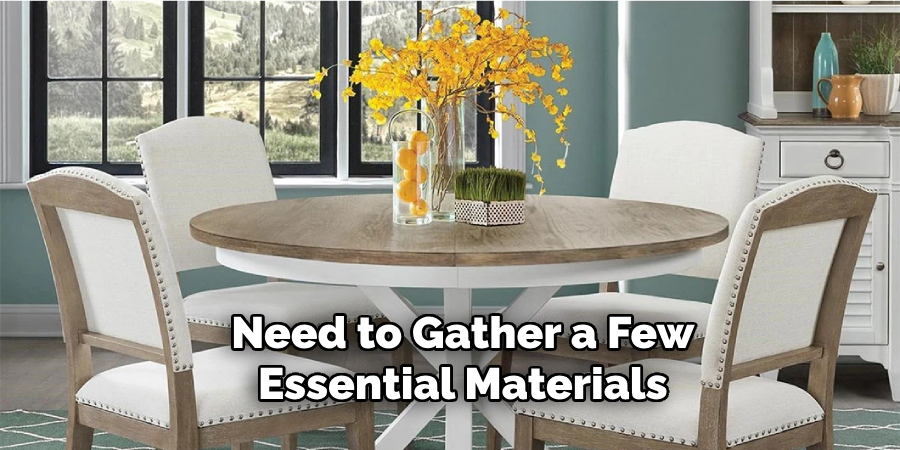 Need to Gather a Few
Essential Materials
